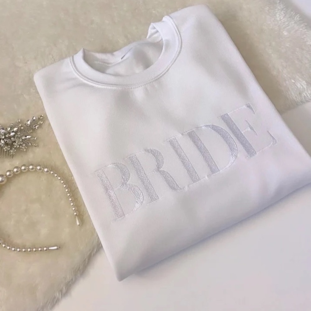 BRIDE Embroidered Crewneck